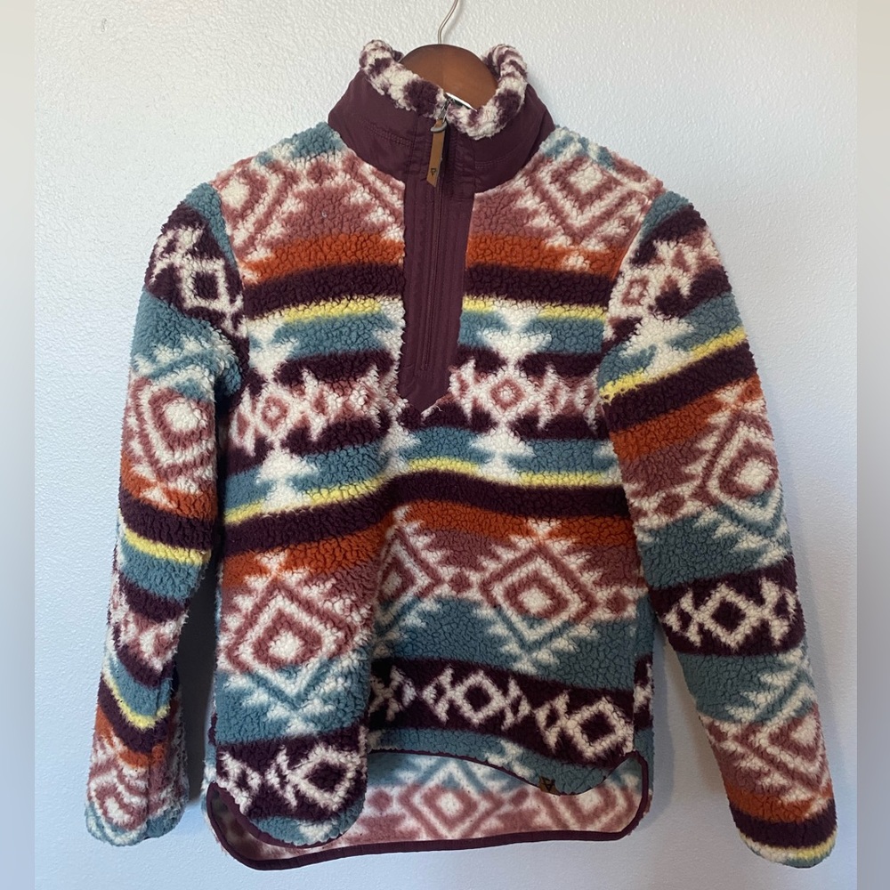 Life Integrity Earth aztec fleece jacket